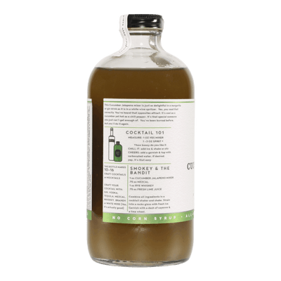 Cucumber Jalapeno Cocktail Mixer