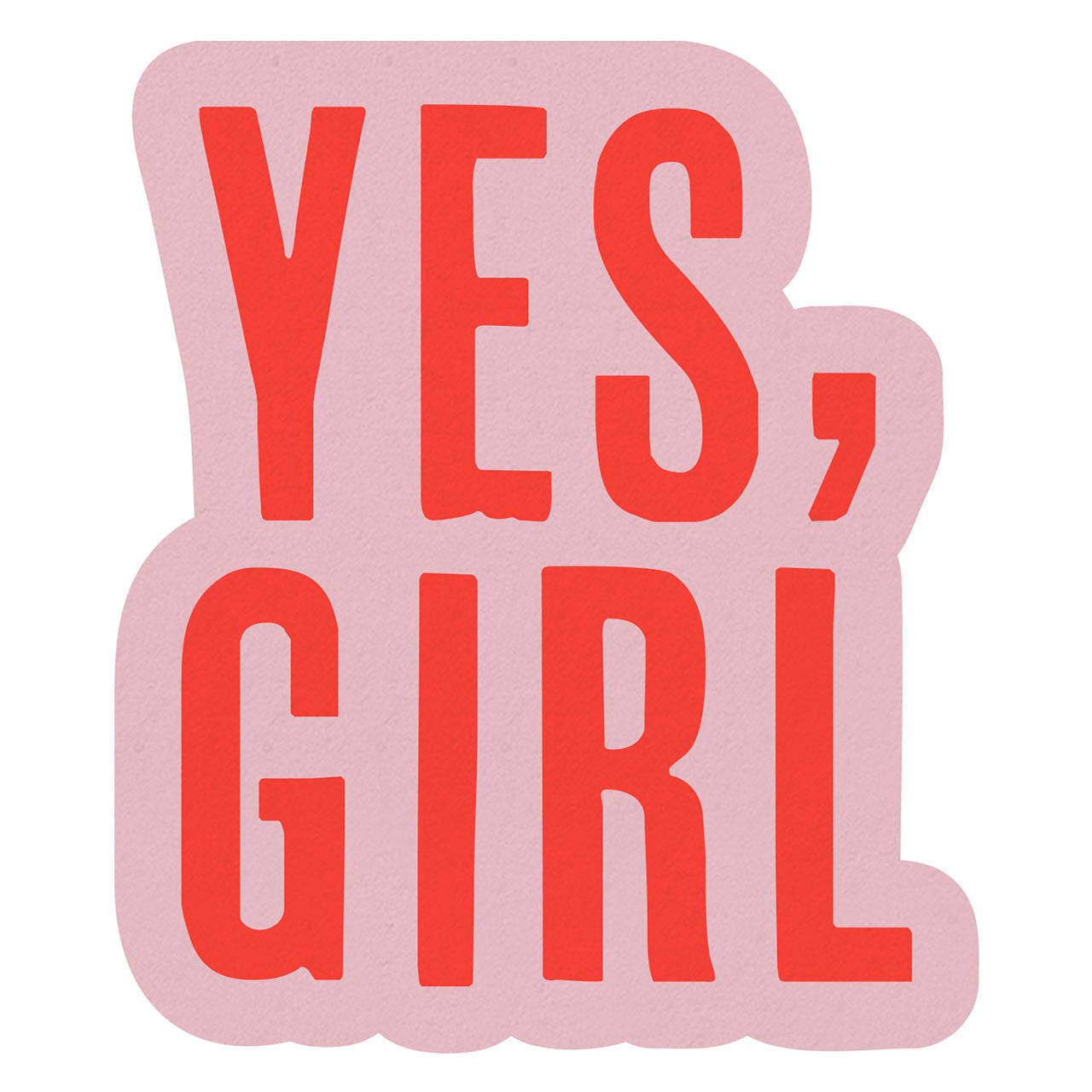 Shaped Napkins - Yes, Girl