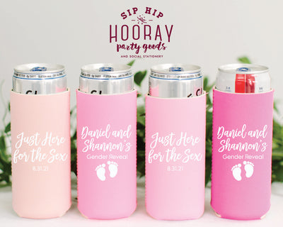 Sip Hip Hooray Baby Shower Gender Reveal Custom Design and Printing