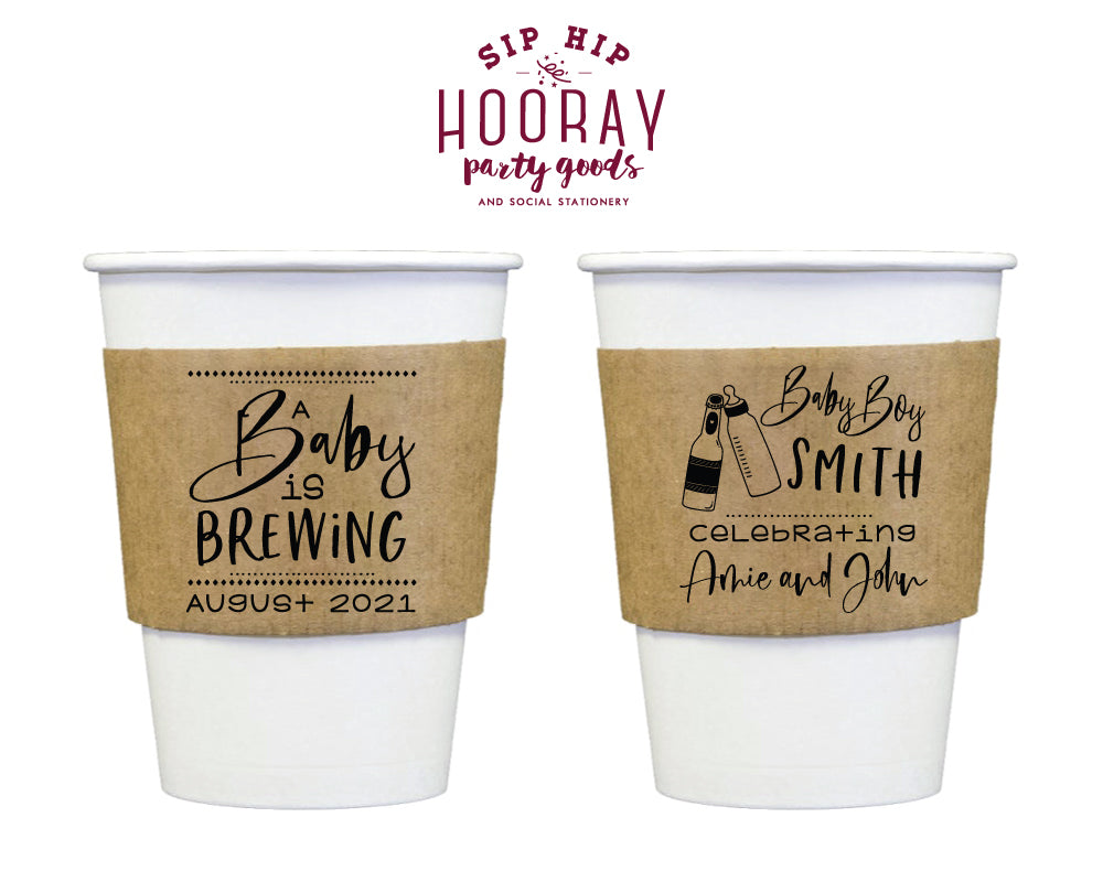 Sip Hip Hooray Baby Shower Gender Reveal Custom Design and Printing