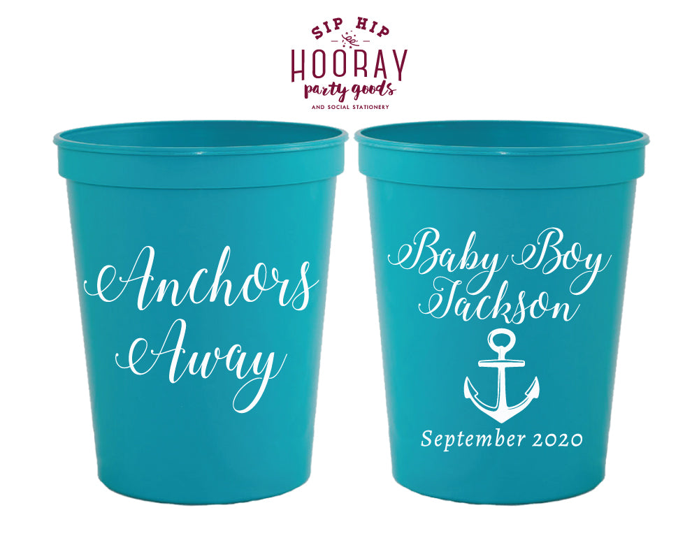 Sip Hip Hooray Baby Shower Gender Reveal Custom Design and Printing