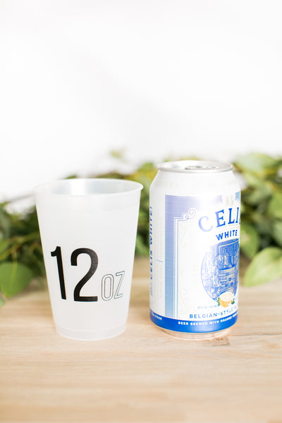 Personalized 12oz Frosted Cups
