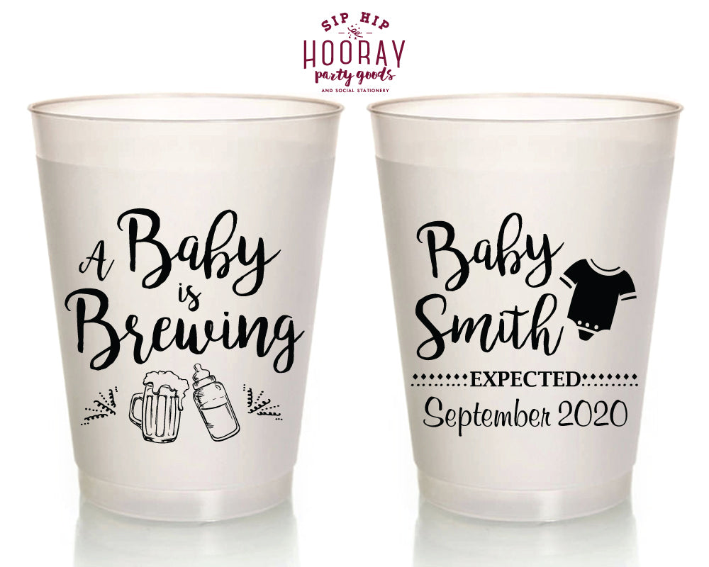 Sip Hip Hooray Baby Shower Gender Reveal Custom Design and Printing