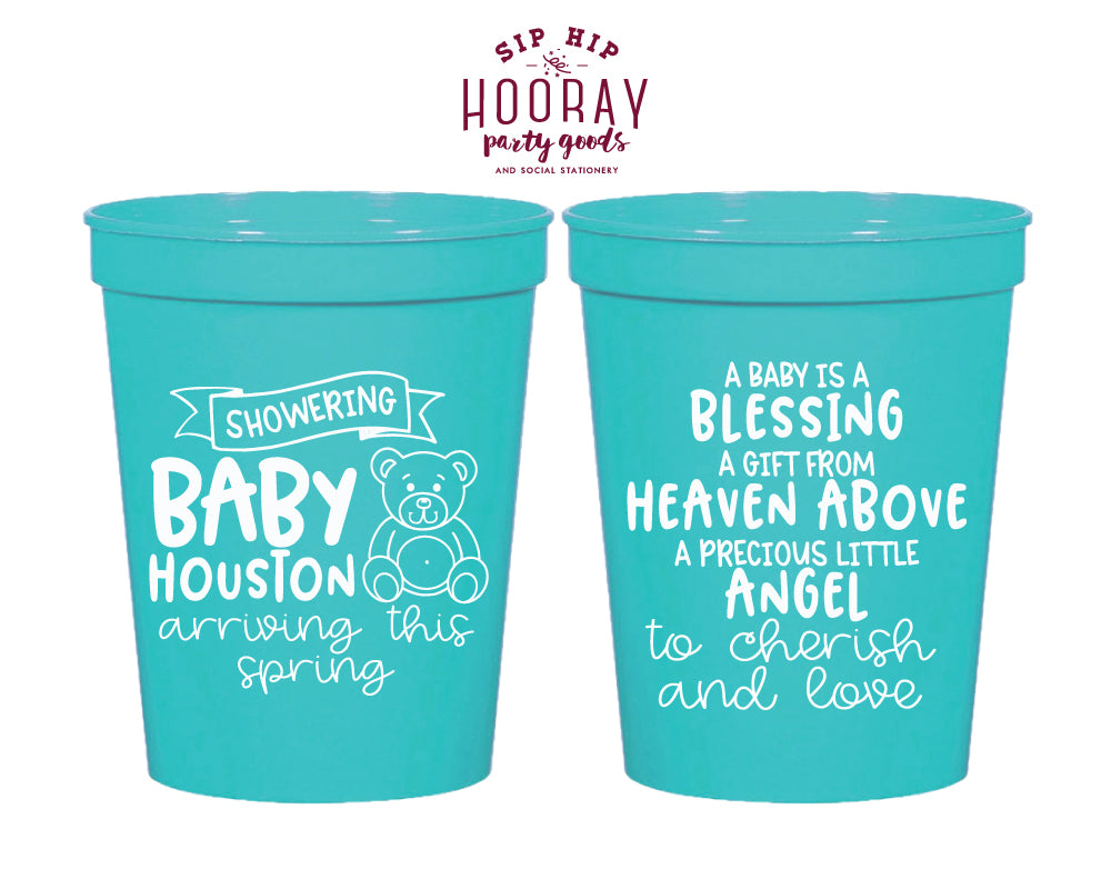 Sip Hip Hooray Baby Shower Gender Reveal Custom Design and Printing