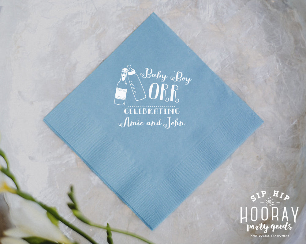 Sip Hip Hooray Baby Shower Gender Reveal Custom Design and Printing