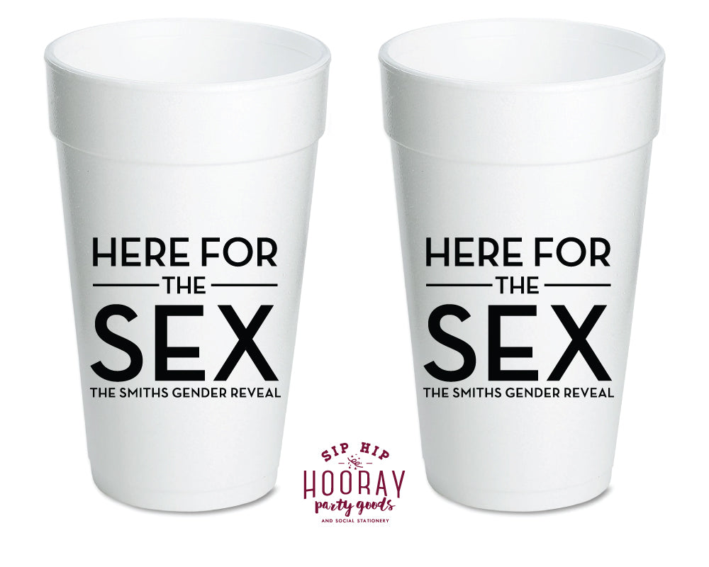 Sip Hip Hooray Baby Shower Gender Reveal Custom Design and Printing