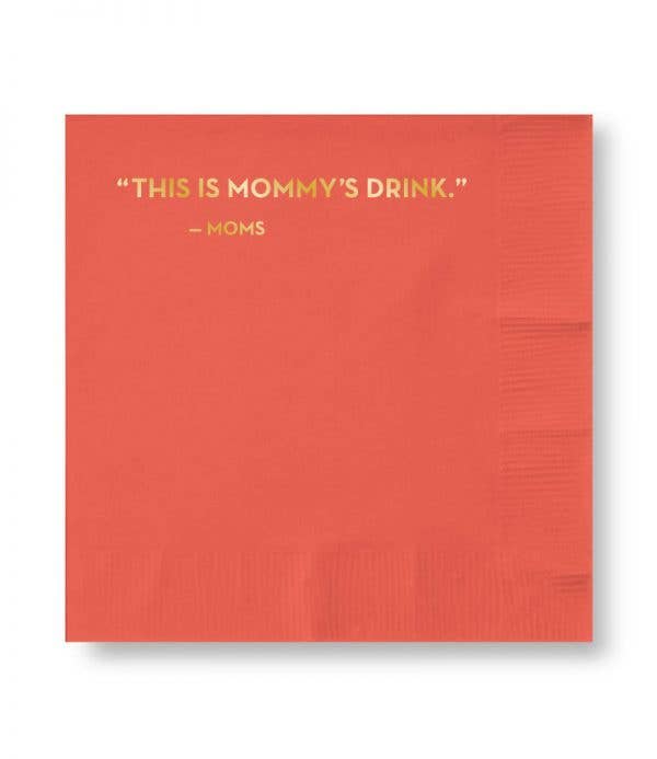 Mommy’s Drink Cocktail Napkins - Boxed Set of 20
