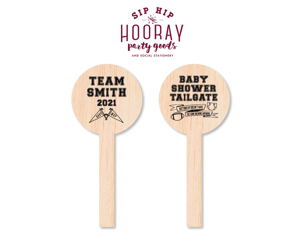 Sip Hip Hooray Baby Shower Gender Reveal Custom Design and Printing