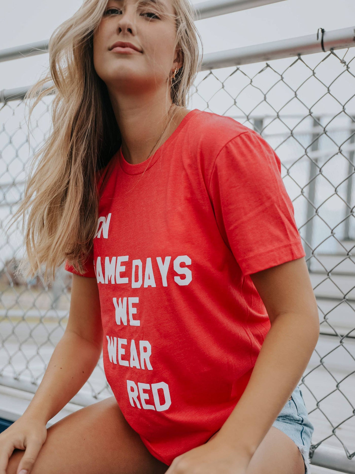 On Gamedays We Wear Red