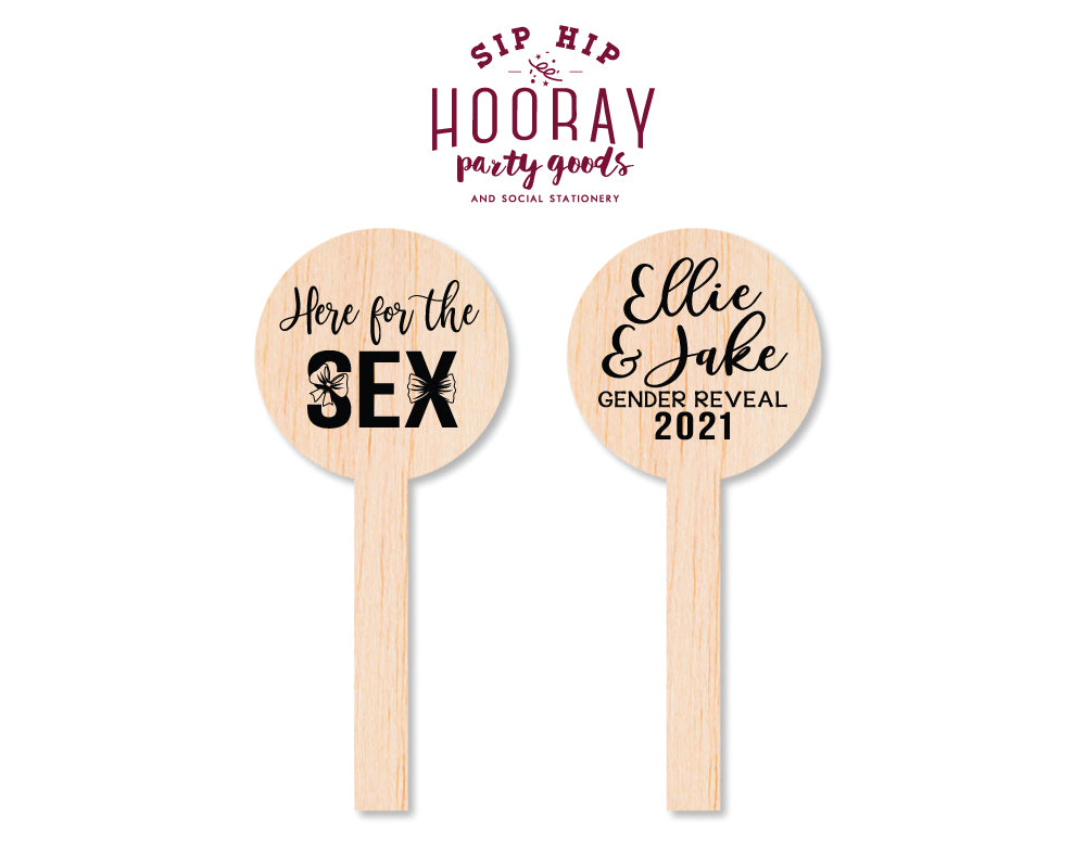 Sip Hip Hooray Baby Shower Gender Reveal Custom Design and Printing