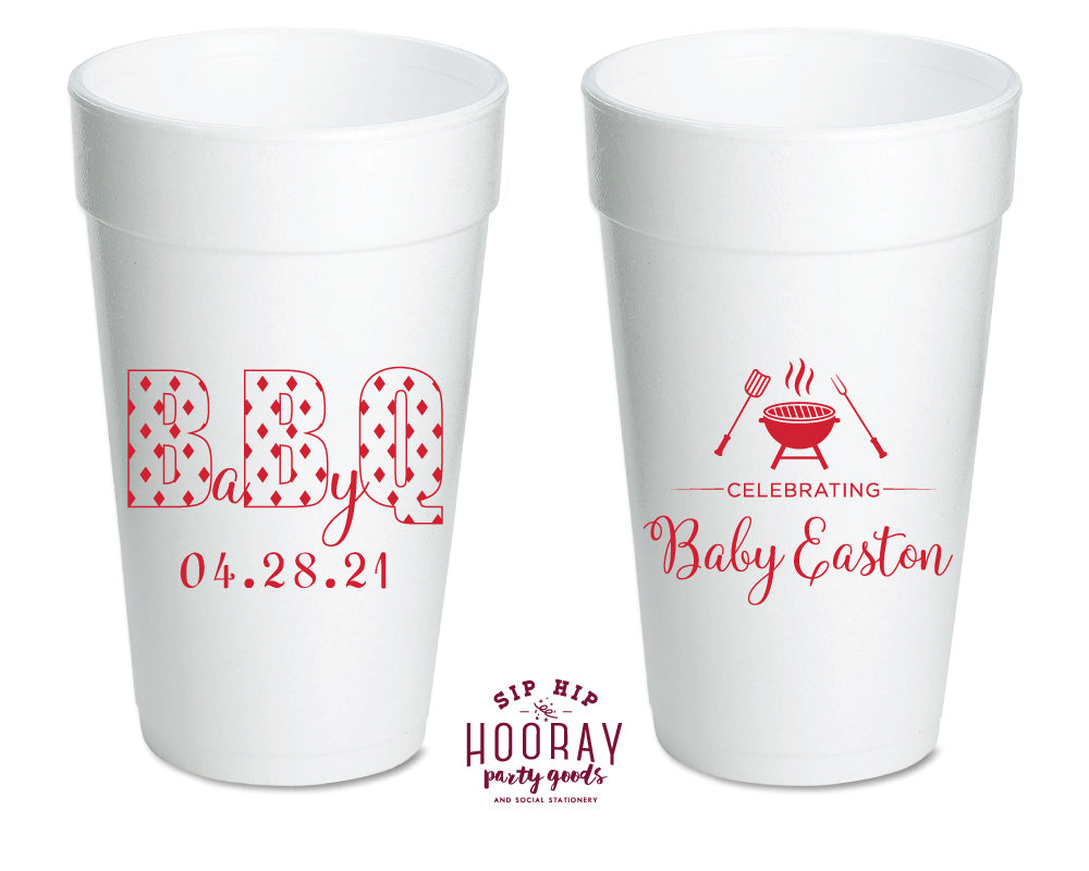 Sip Hip Hooray Baby Shower Gender Reveal Custom Design and Printing