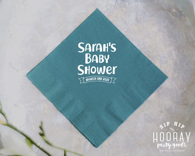 Sip Hip Hooray Baby Shower Gender Reveal Custom Design and Printing