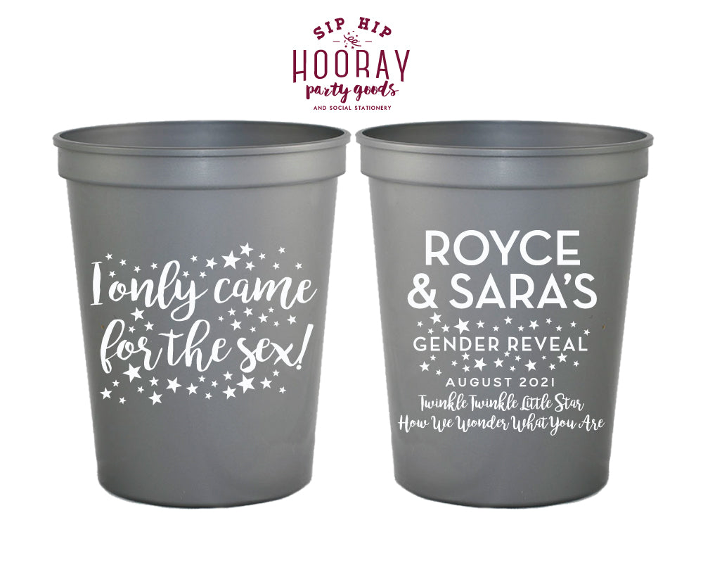 Sip Hip Hooray Baby Shower Gender Reveal Custom Design and Printing