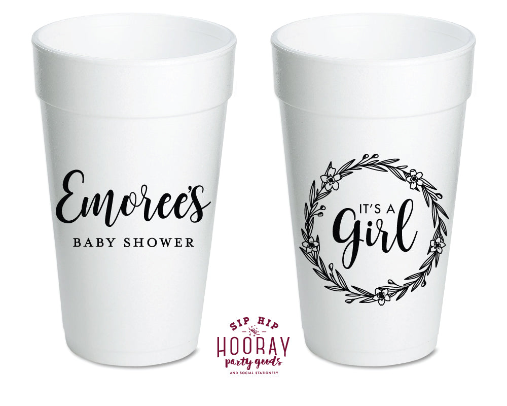Sip Hip Hooray Baby Shower Gender Reveal Custom Design and Printing