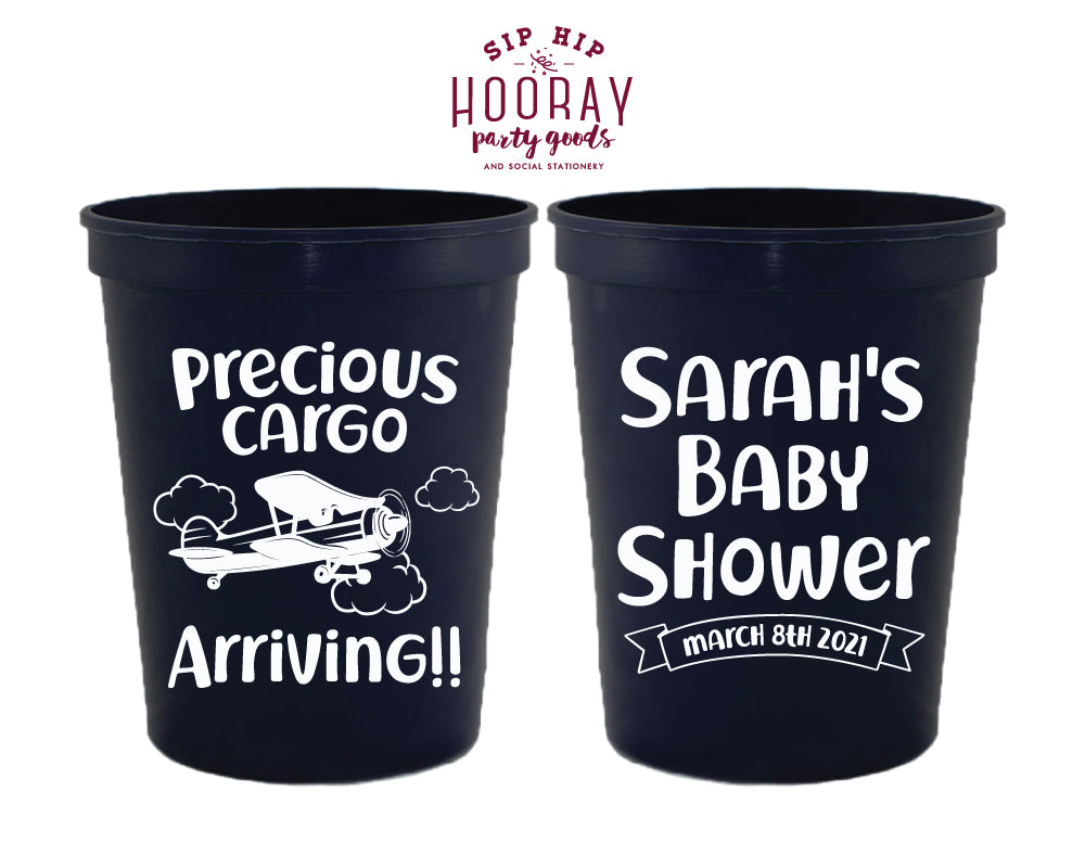 Sip Hip Hooray Baby Shower Gender Reveal Custom Design and Printing