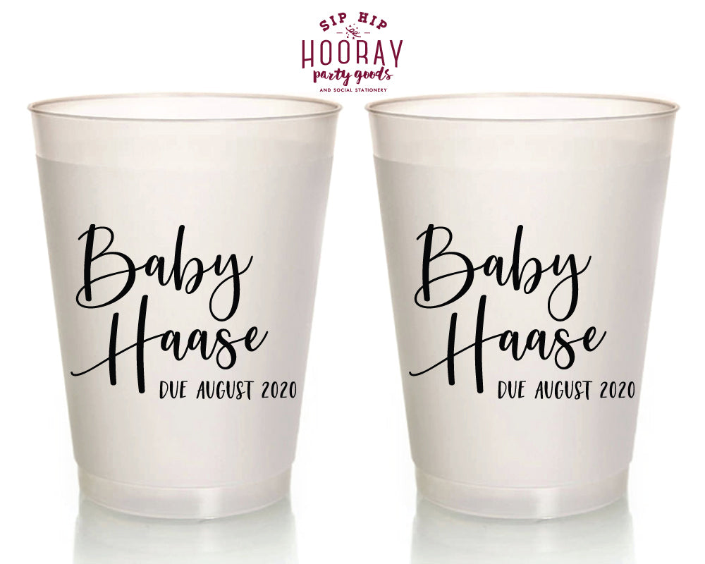 Sip Hip Hooray Baby Shower Gender Reveal Custom Design and Printing