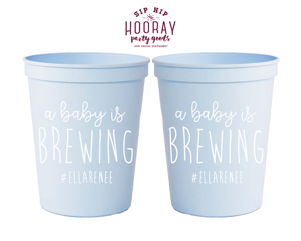 Sip Hip Hooray Baby Shower Gender Reveal Custom Design and Printing