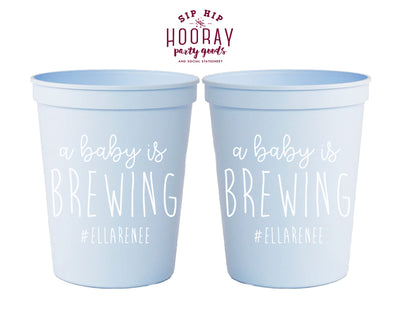 Sip Hip Hooray Baby Shower Gender Reveal Custom Design and Printing