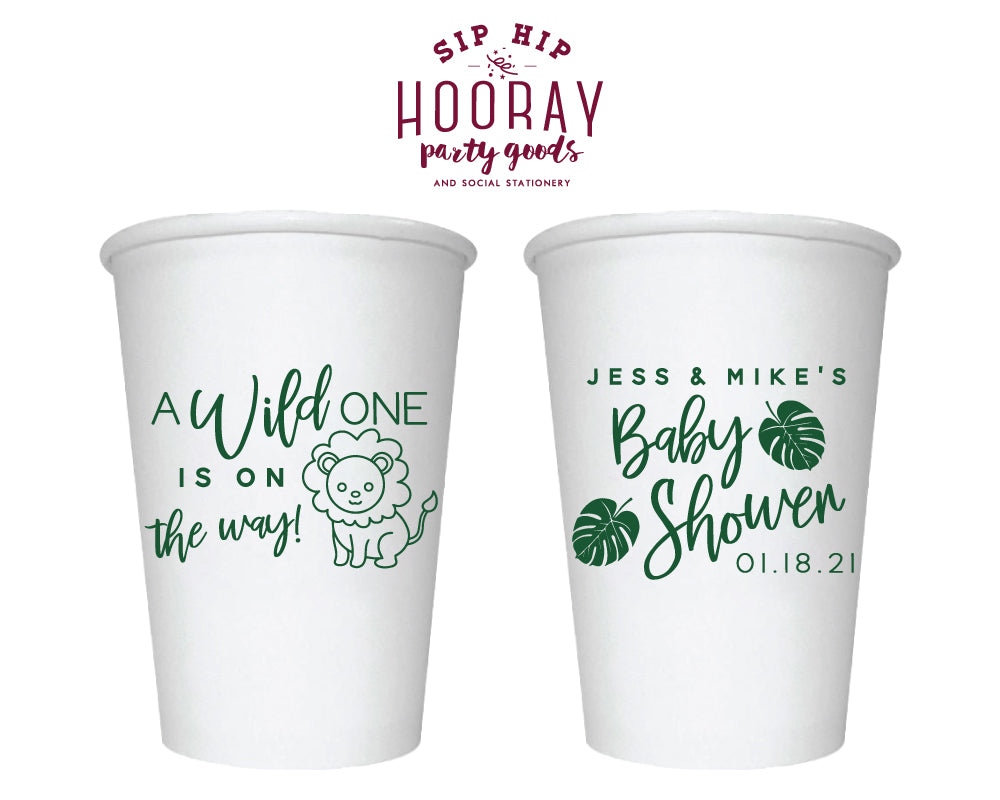 Sip Hip Hooray Baby Shower Gender Reveal Custom Design and Printing