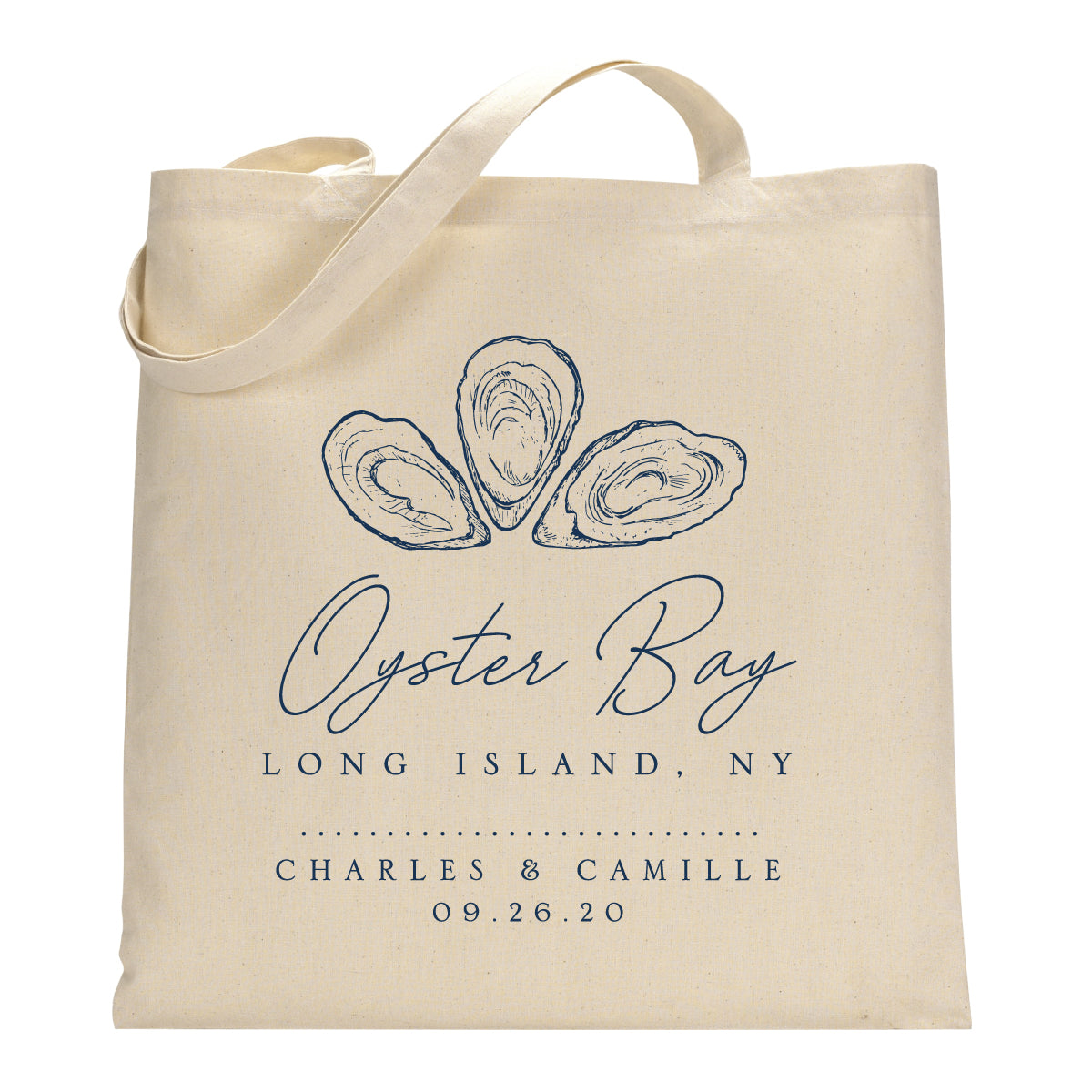 Oysters Wedding Welcome Tote Bag