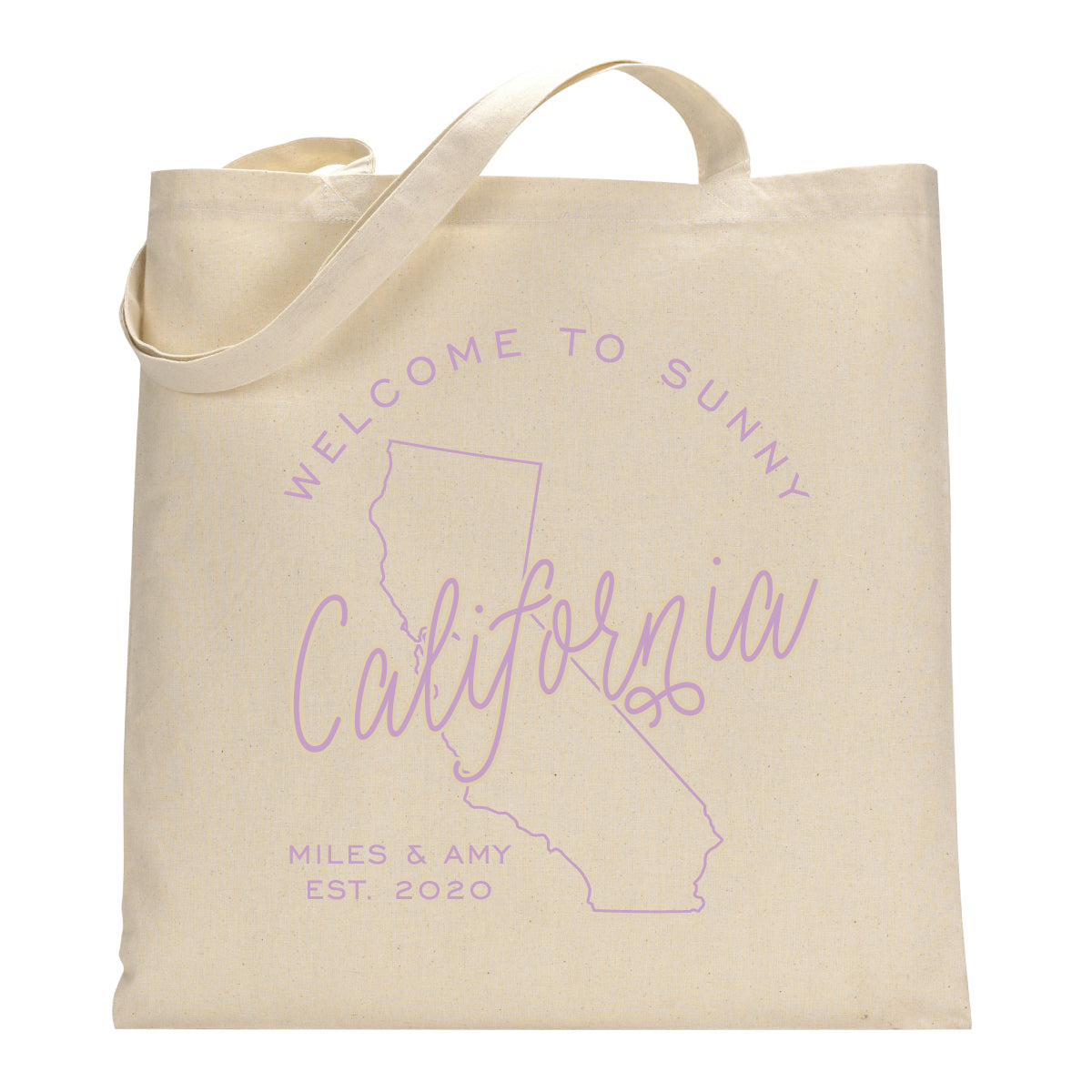 California Wedding Welcome Tote Bag