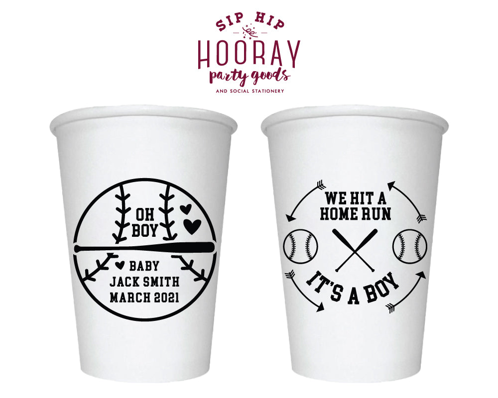 Sip Hip Hooray Baby Shower Gender Reveal Custom Design and Printing