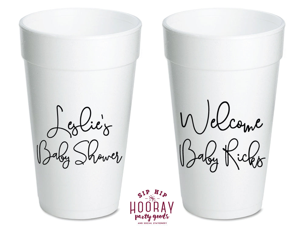 Sip Hip Hooray Baby Shower Gender Reveal Custom Design and Printing