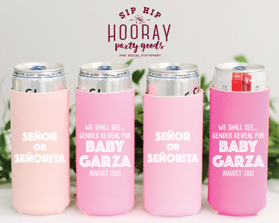 Sip Hip Hooray Baby Shower Gender Reveal Custom Design and Printing
