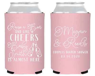 Couples Diaper Baby Shower Foam Can Cooler