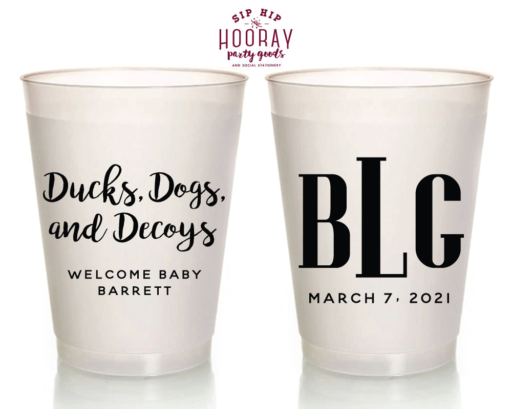 Sip Hip Hooray Baby Shower Gender Reveal Custom Design and Printing