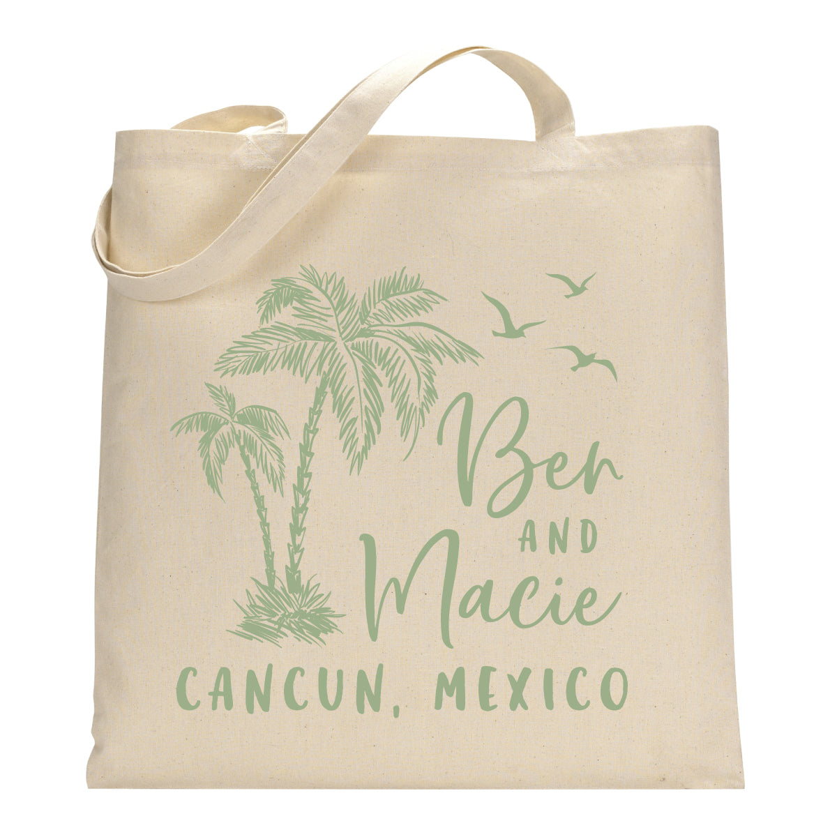 Palm Trees Wedding Welcome Bag Tote