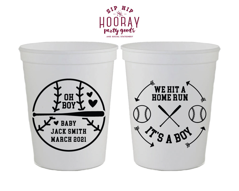 Sip Hip Hooray Baby Shower Gender Reveal Custom Design and Printing