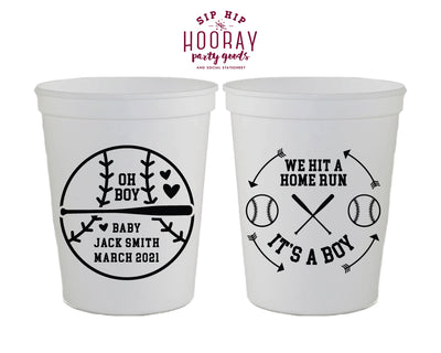 Sip Hip Hooray Baby Shower Gender Reveal Custom Design and Printing