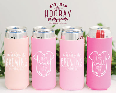 Sip Hip Hooray Baby Shower Gender Reveal Custom Design and Printing