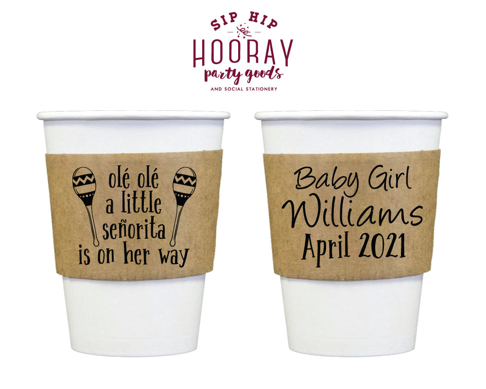 Sip Hip Hooray Baby Shower Gender Reveal Custom Design and Printing