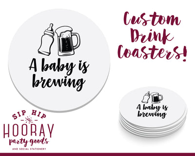 Sip Hip Hooray Baby Shower Gender Reveal Custom Design and Printing