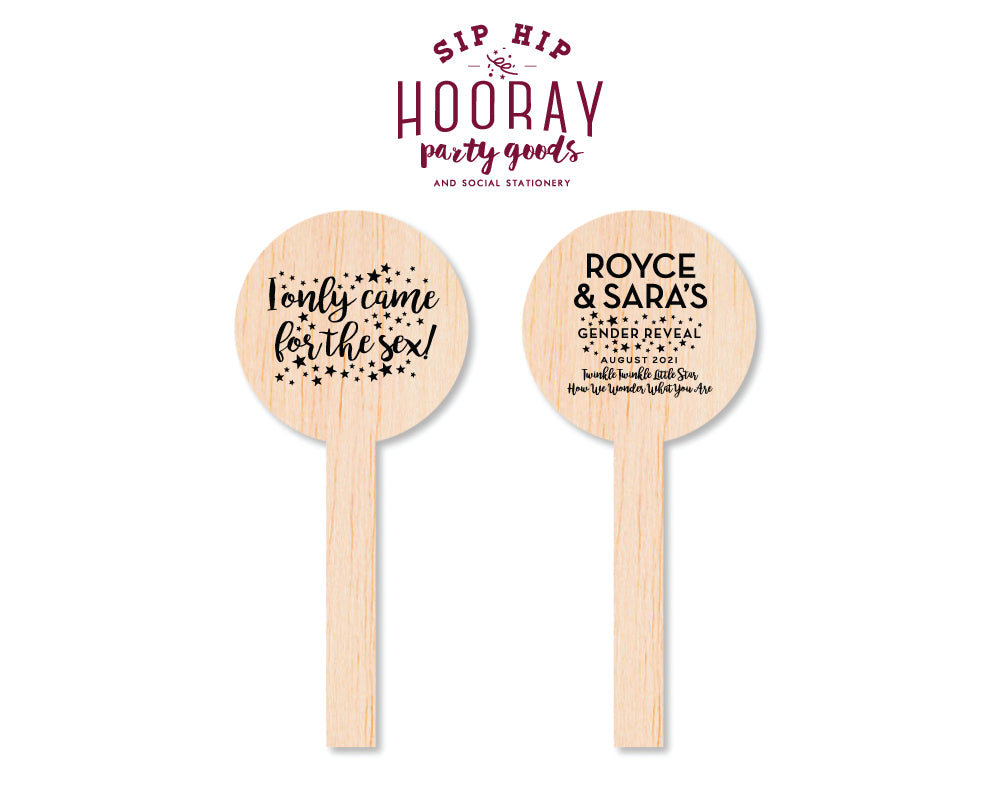 Sip Hip Hooray Baby Shower Gender Reveal Custom Design and Printing