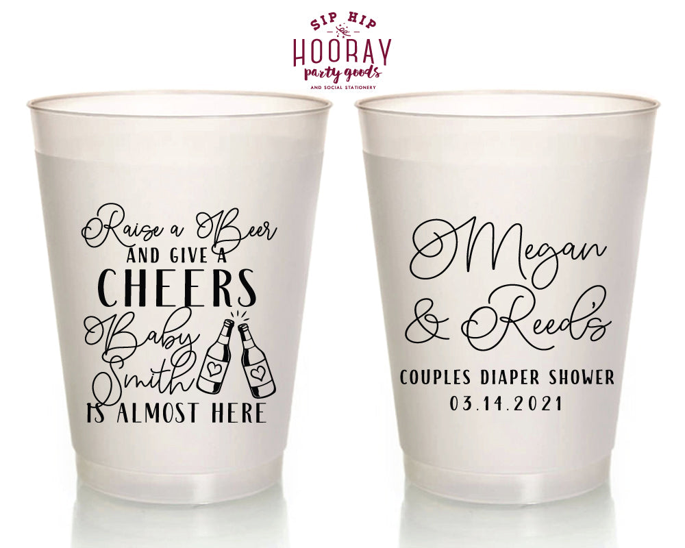 Sip Hip Hooray Baby Shower Gender Reveal Custom Design and Printing