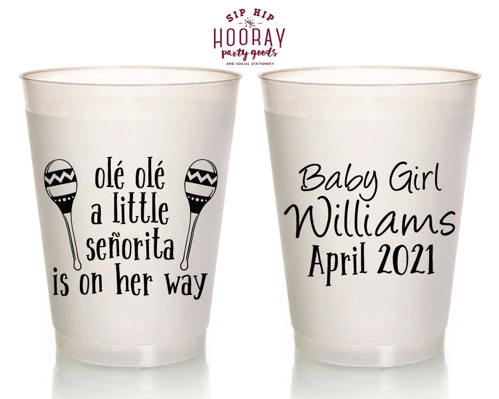 Sip Hip Hooray Baby Shower Gender Reveal Custom Design and Printing