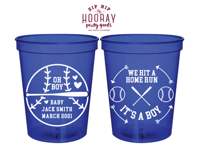 Home Run Baby Shower Stadium Cup