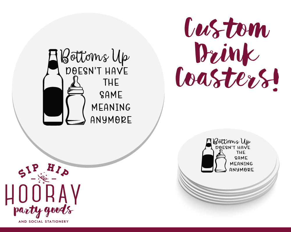 Sip Hip Hooray Baby Shower Gender Reveal Custom Design and Printing