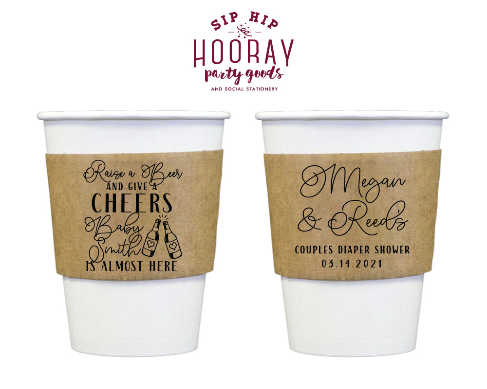 Sip Hip Hooray Baby Shower Gender Reveal Custom Design and Printing