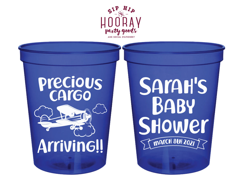 Airplane Baby Shower Stadium Cup