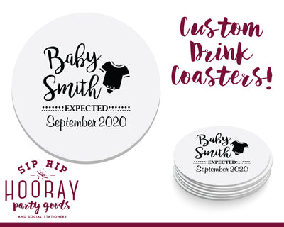 Sip Hip Hooray Baby Shower Gender Reveal Custom Design and Printing