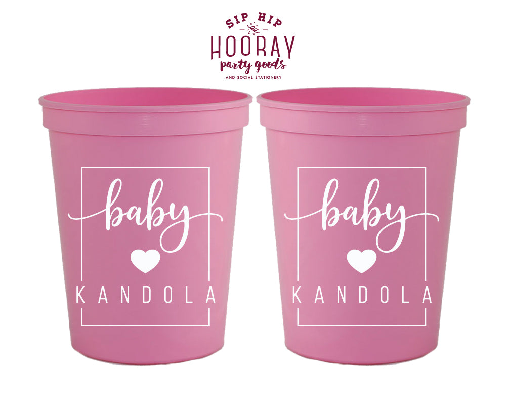Sip Hip Hooray Baby Shower Gender Reveal Custom Design and Printing
