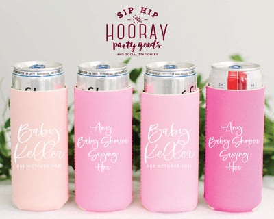 Sip Hip Hooray Baby Shower Gender Reveal Custom Design and Printing