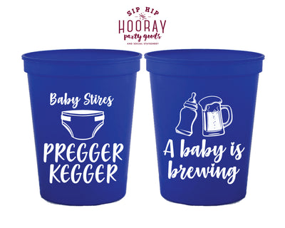 Pregger Kegger Baby Shower Stadium Cup