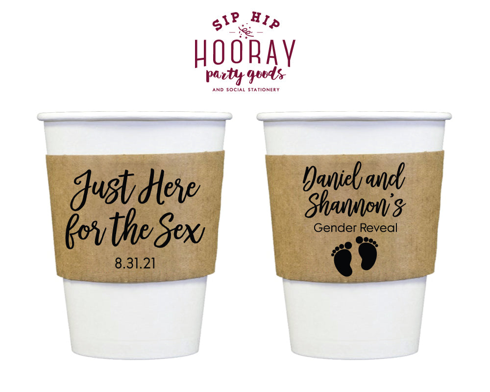 Sip Hip Hooray Baby Shower Gender Reveal Custom Design and Printing