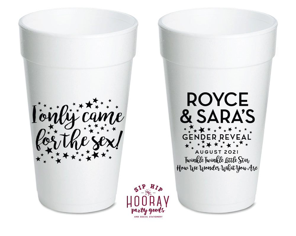 Sip Hip Hooray Baby Shower Gender Reveal Custom Design and Printing