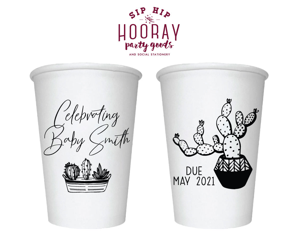Sip Hip Hooray Baby Shower Gender Reveal Custom Design and Printing